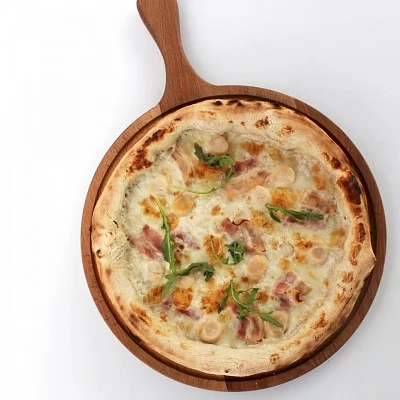 Неаполитанская пицца Гребешок и Бекон