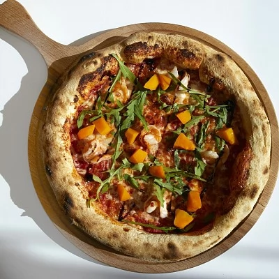 Неаполитанская пицца Тыква и креветка